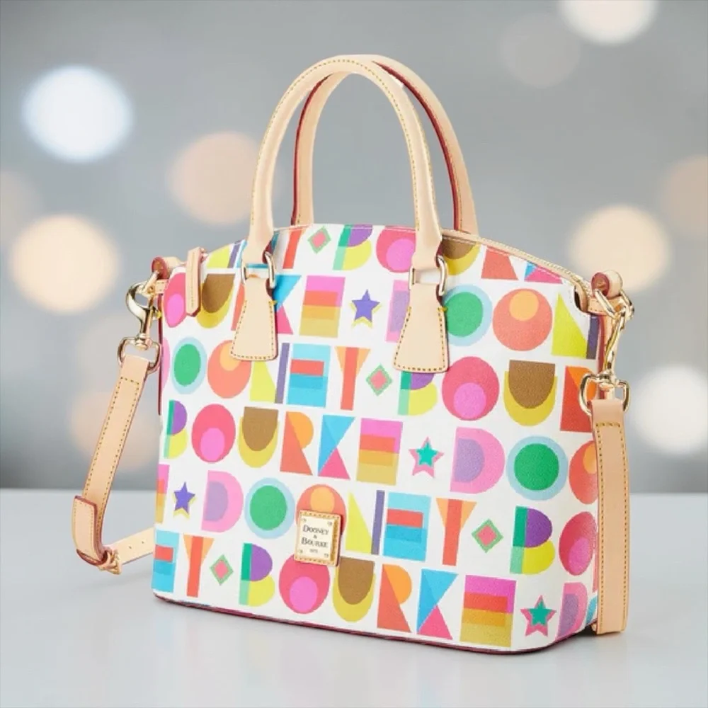 Dooney & Bourke Art Deco Domed Satchel - Picture 1 of 4
